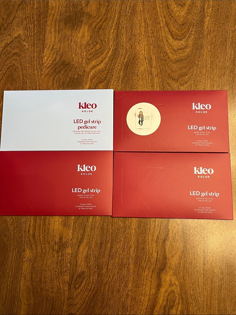 Kleo Kolor LED Gel Strips Bundle of Four